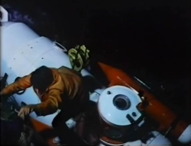 Trapped beneath the sea