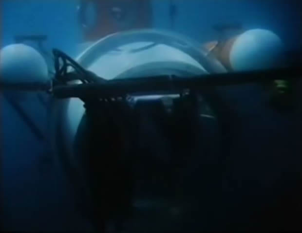 Trapped beneath the sea