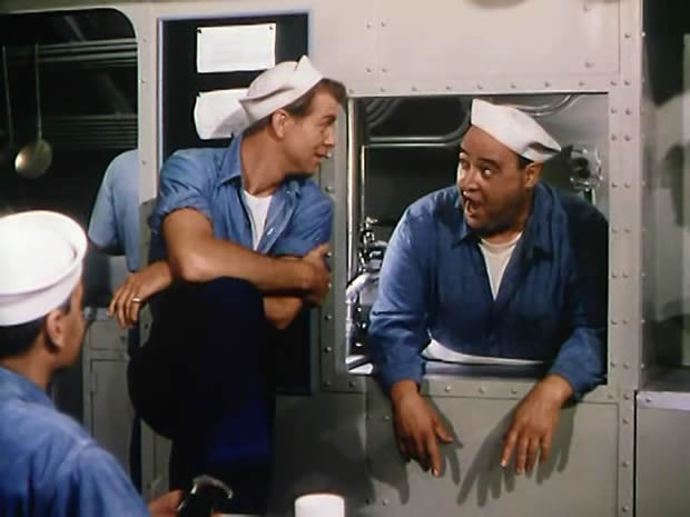 Three sailors and a girl