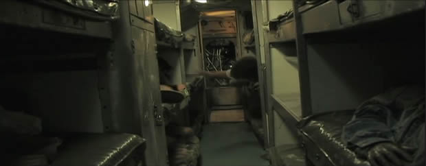 Yeti on a submarine