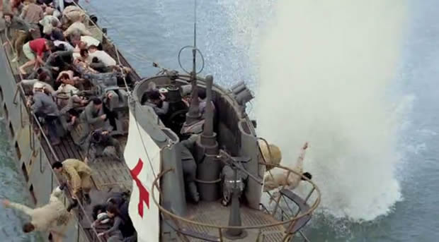 The sinking of the Laconia
