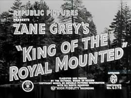 King of the Royal Mounted