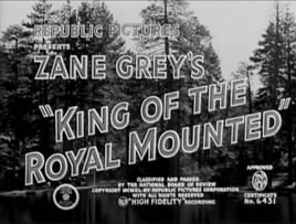 King of the Royal Mounted