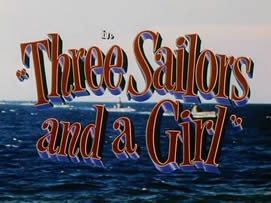 Three sailors and a girl